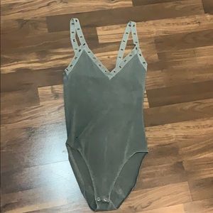 American Eagle Green Bodysuit Top✨